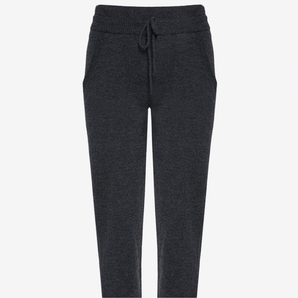 Anine Bing 100% Cashmere Black Angie Lounge Joggers Size Small - Picture 4 of 12